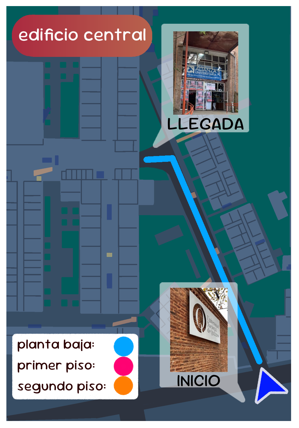 Mapa edificio principal
